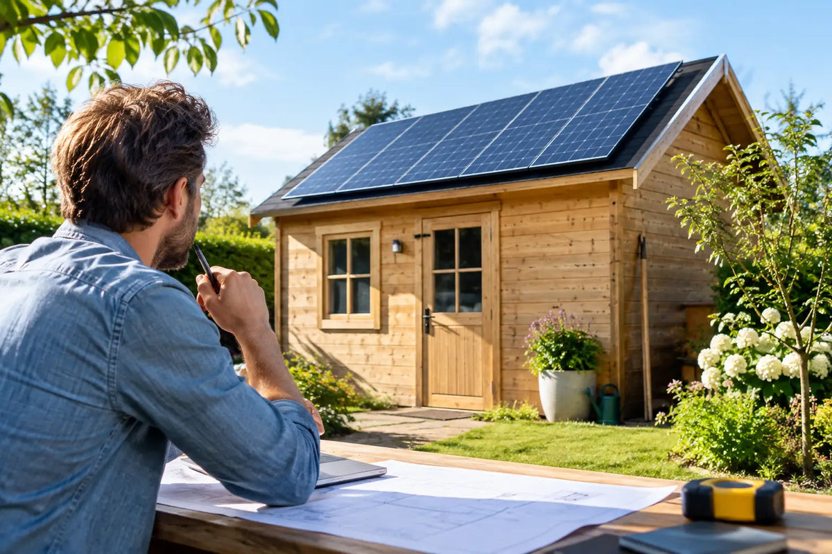 Solaranlage fürs Gartenhaus richtig planen