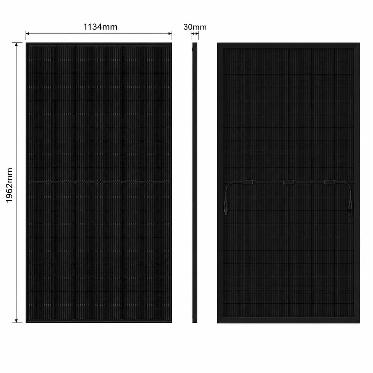 Balkonkraftwerk 2000W mit Speicher – 4× Jolywood 500W + 2× Marstek B2500-D
