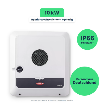 Fronius Symo GEN24 10.0 Plus-SC – Hybrid-Wechselrichter, freigestellt