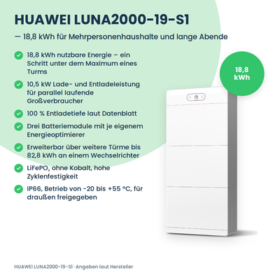 HUAWEI LUNA2000-19-S1 Batteriespeicher 19 kWh