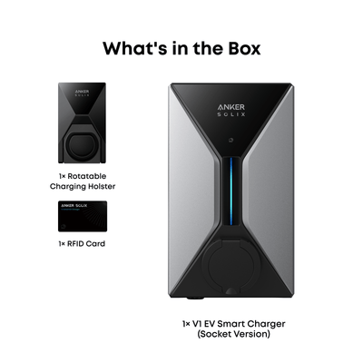 Anker SOLIX Wallbox V1 Smart EV Charger 7,4 kW