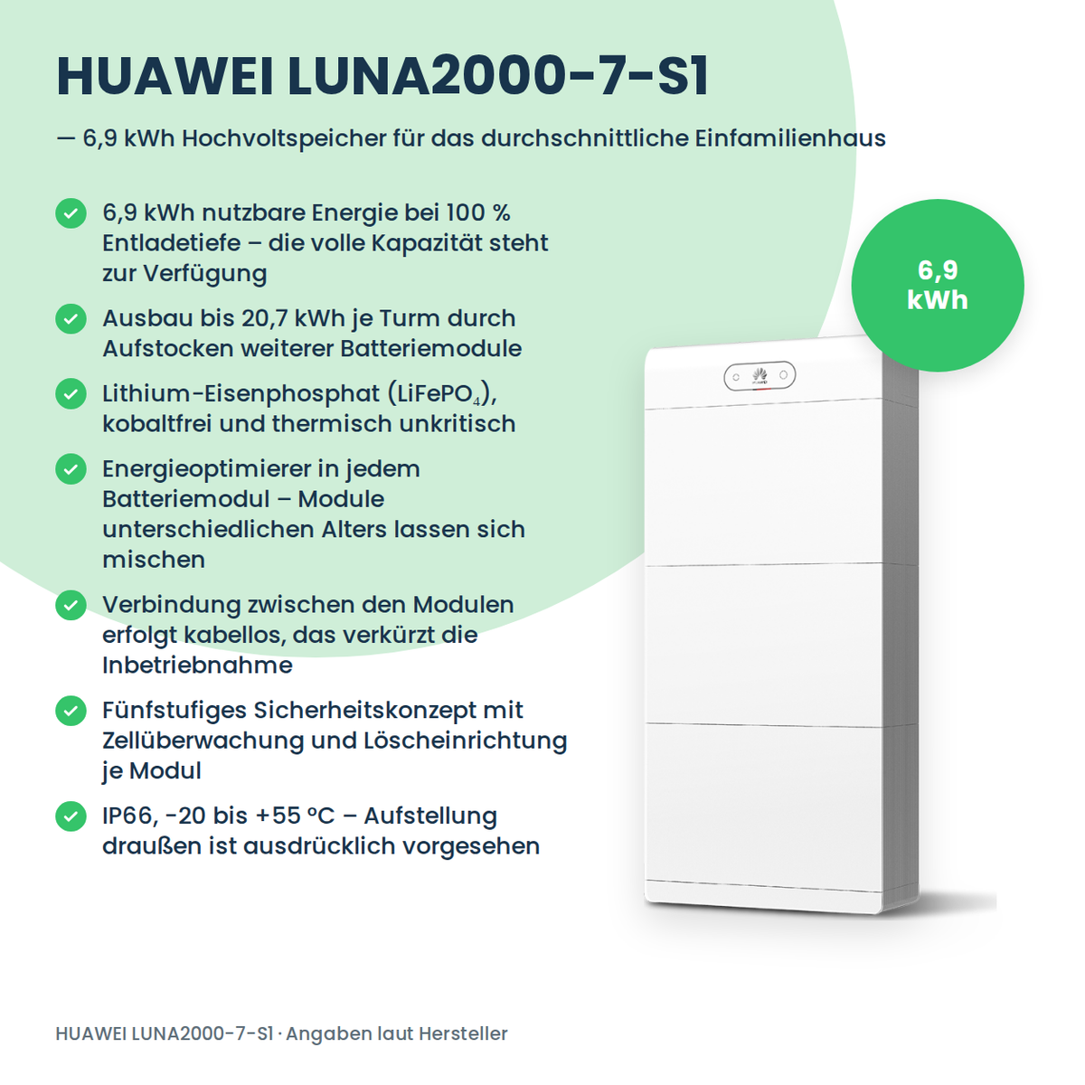 HUAWEI LUNA2000-7-S1 Batteriespeicher 7 kWh