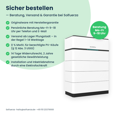 Sungrow SBH200 Hochvolt-Batteriespeicher 20,0 kWh